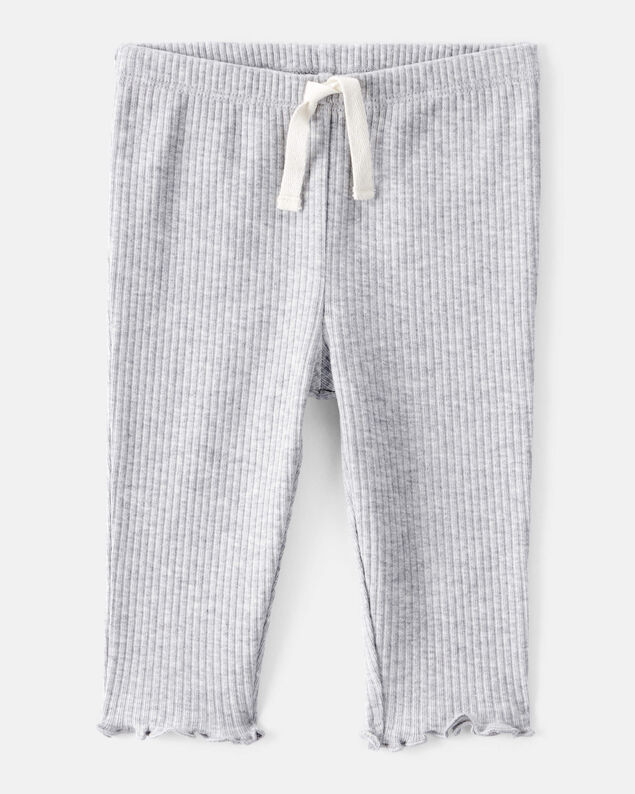Product image 1 of Baby Girl Knit Pull-On Pants - Grey