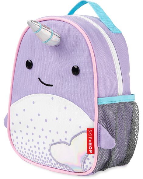 Zoo Mini Backpack with Safety Harness - Narwhal