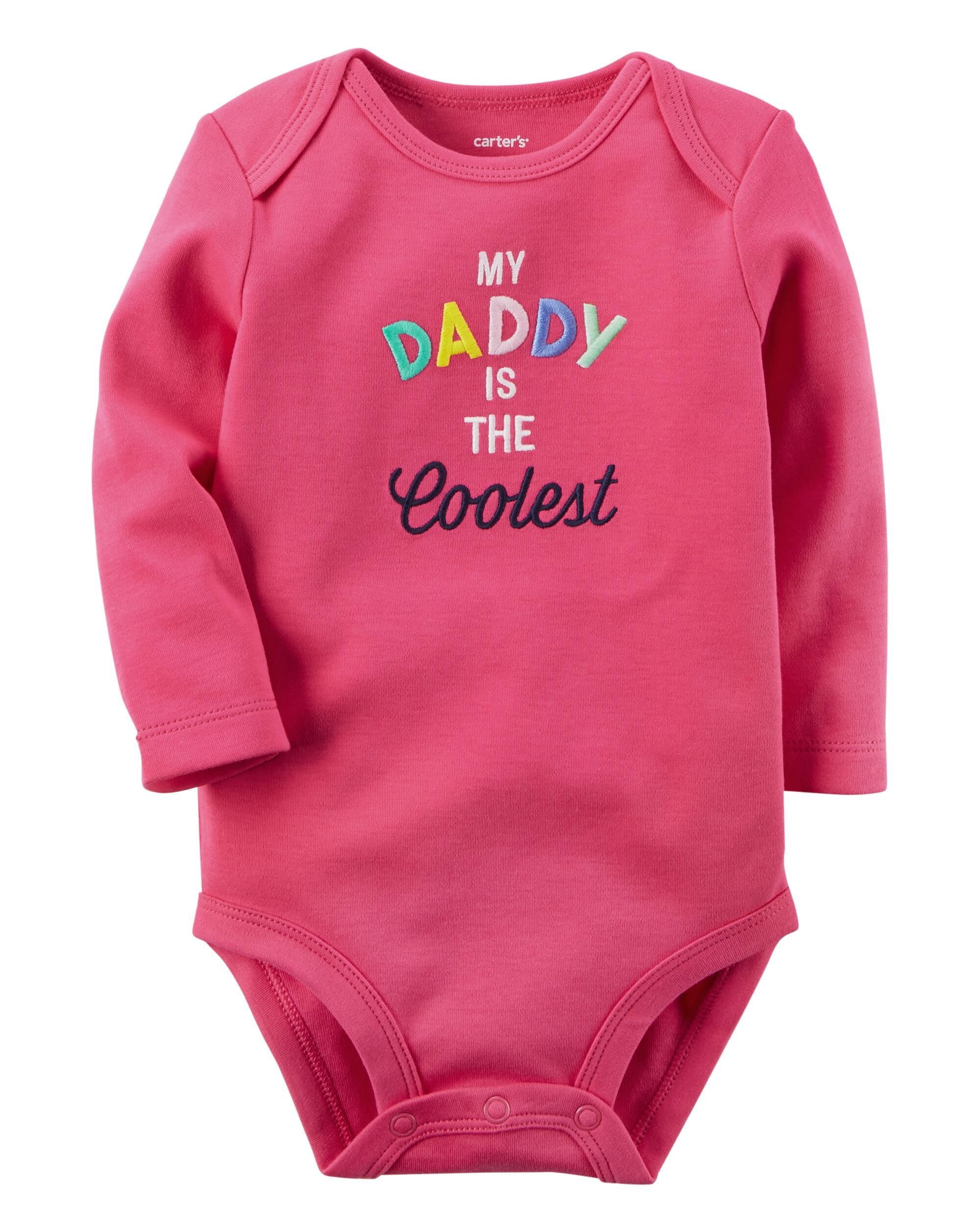 carter's happy birthday daddy onesie