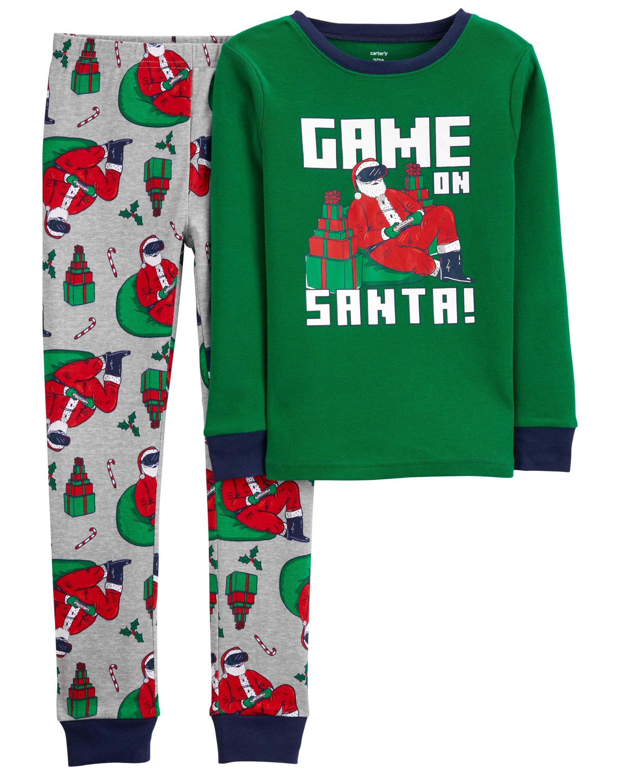 Simple Joys by Carters 3-Piece Snug-fit Cotton Christmas Pajama Set Bébé Fille