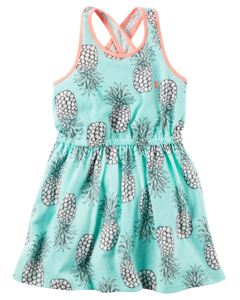 Pineapple Jersey Dress Carters Com