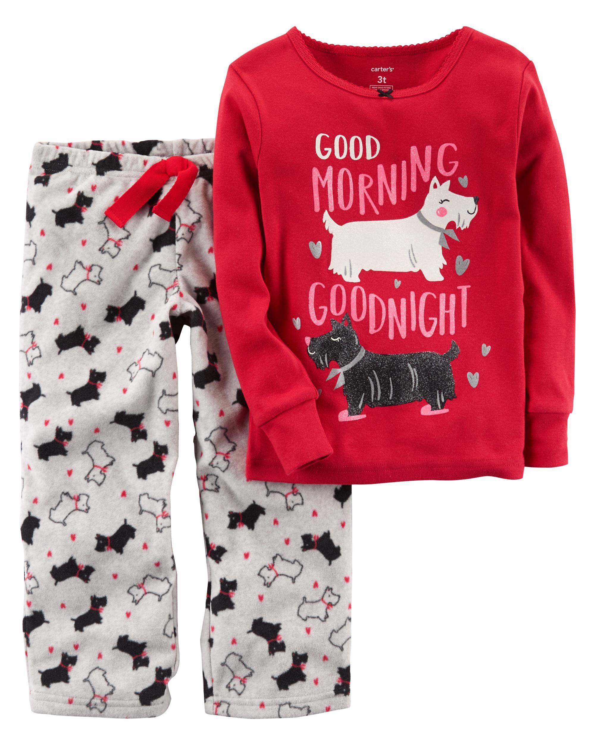 Carters 4 Piece Pant PJ Set Goodnight Baby