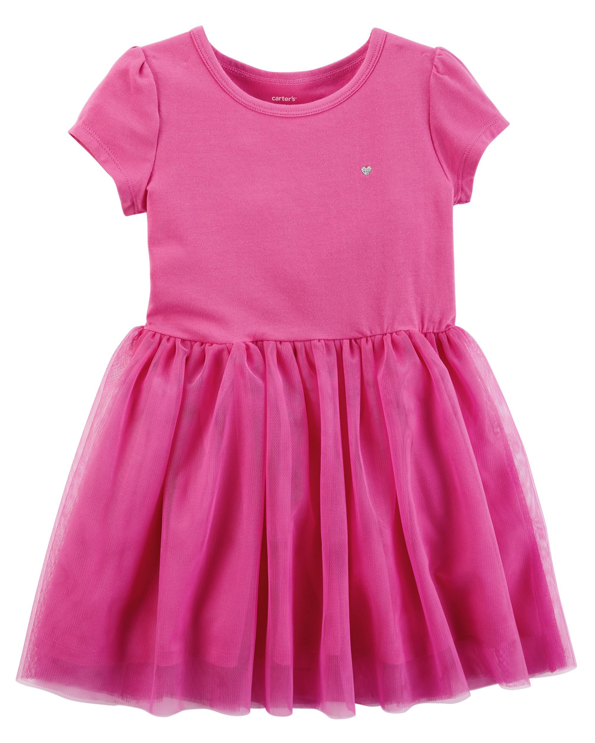 carters tutu jersey dress