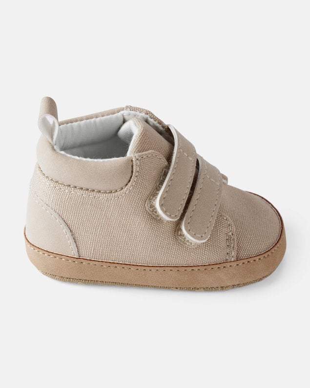 Product image 2 of Baby Boy High-Top Casual Sneakers - Beige