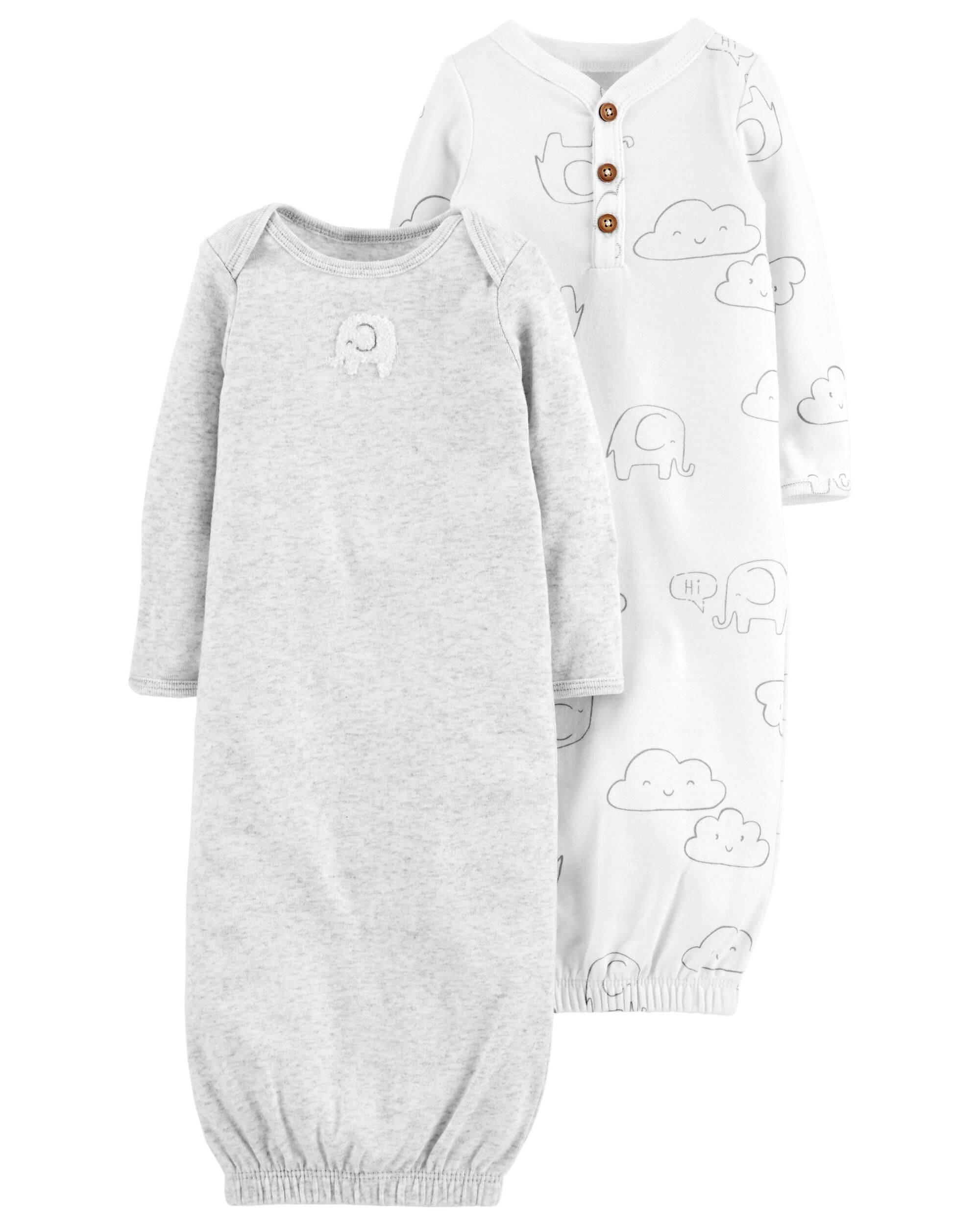 carters newborn gowns