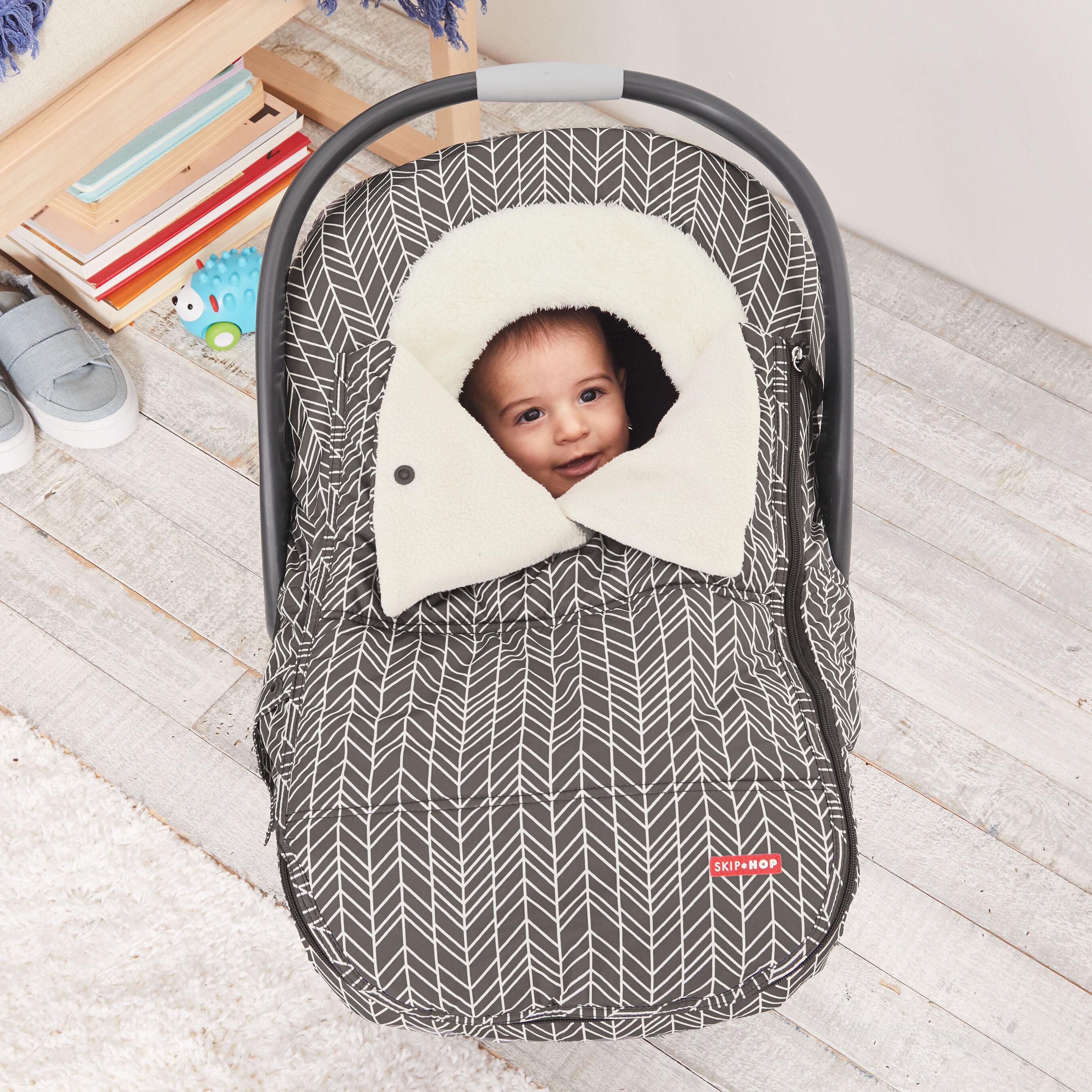 skip hop stroll and go car seat cover black