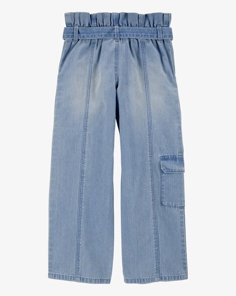 Product image 2 of Kid Tie-Waist Paperbag Cargo Pants