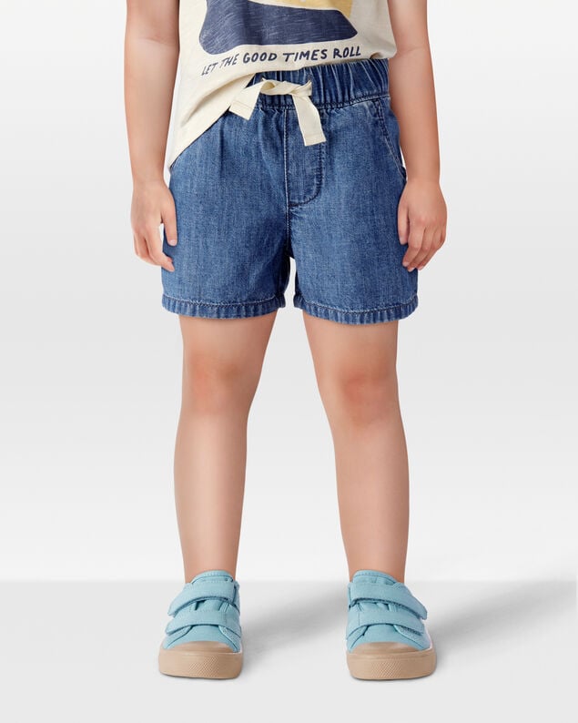 Product image 2 of Toddler Organic Cotton Chambray Shorts