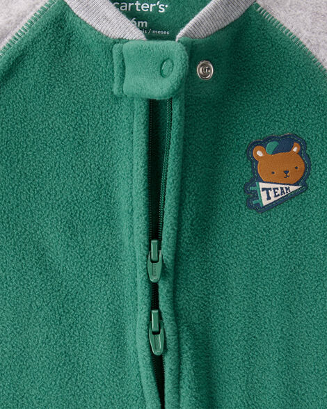 Product image 2 of Baby Boy Bear Loose Fit Long-Sleeve Sleep & Play - Green