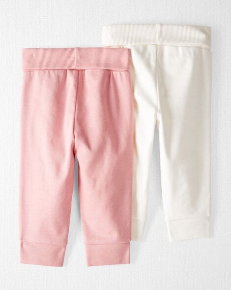  Product image 3 of Baby 2-Pack Organic Cotton Grow-With-Me Joggers