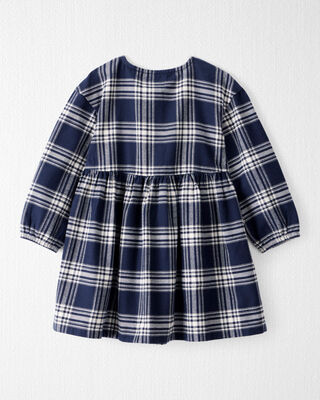 Product image 2 of Toddler Girl Organic Cotton Flannel Dress