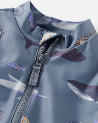 Product image 2 of Baby Recycled Long Sleeve Rashguard Swimsuit