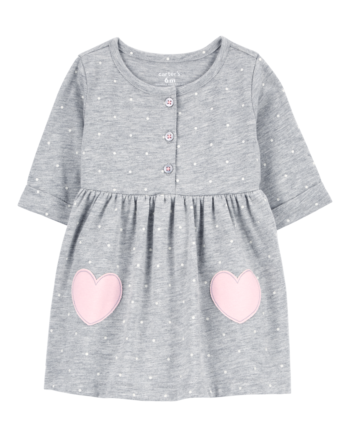 Baby Heart Jersey Dress - Carter's | Carter's