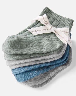 Product image 2 of Toddler 4-Pack No-Slip Socks 