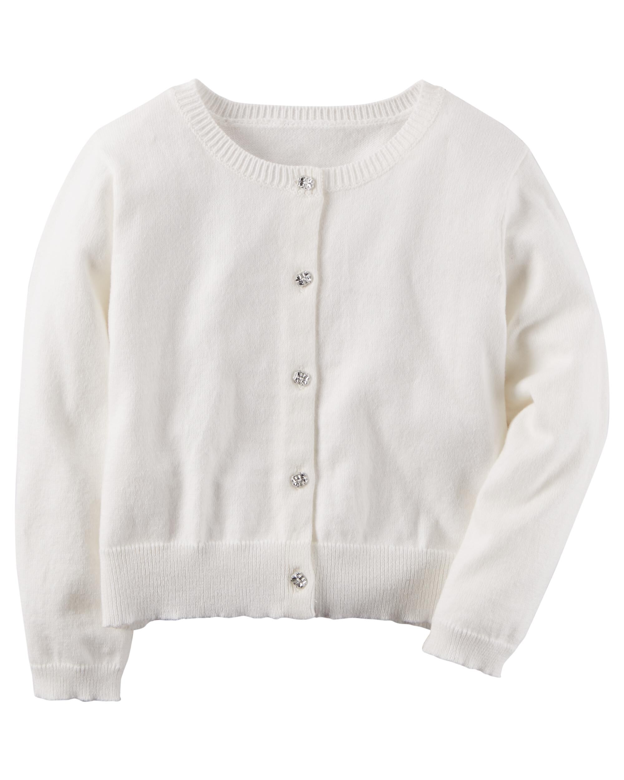 carters white cardigan