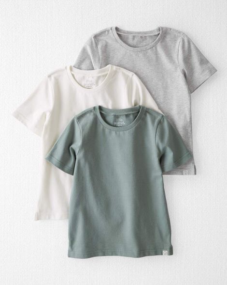 Toddler 3-Pack Organic Cotton T-Shirts