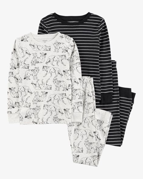  Product image 1 of Kid 4-Piece Wolf Pajamas