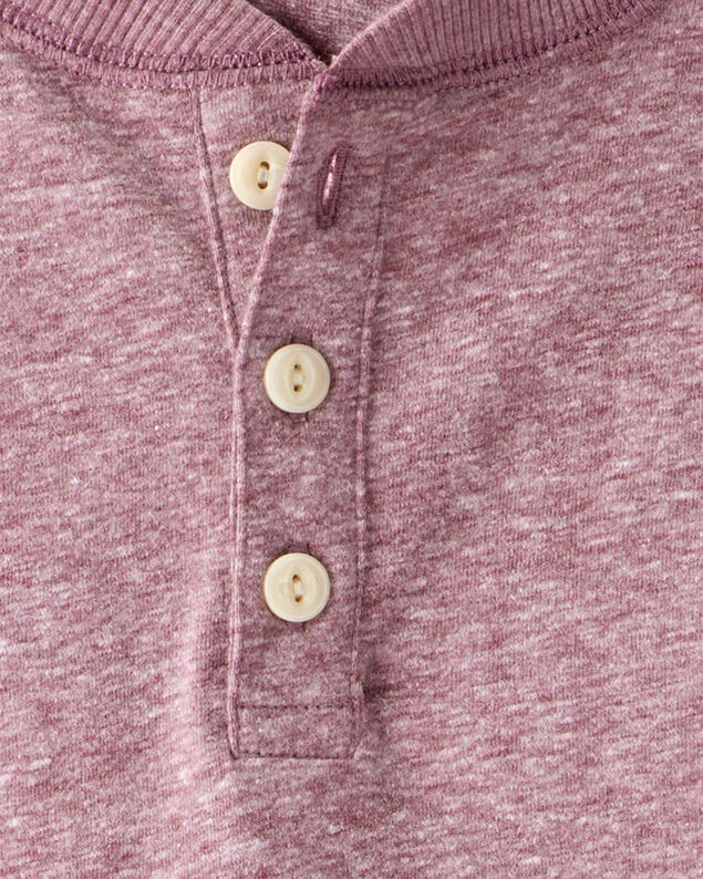 Product image 2 of Boys Long-Sleeve Henley - Red