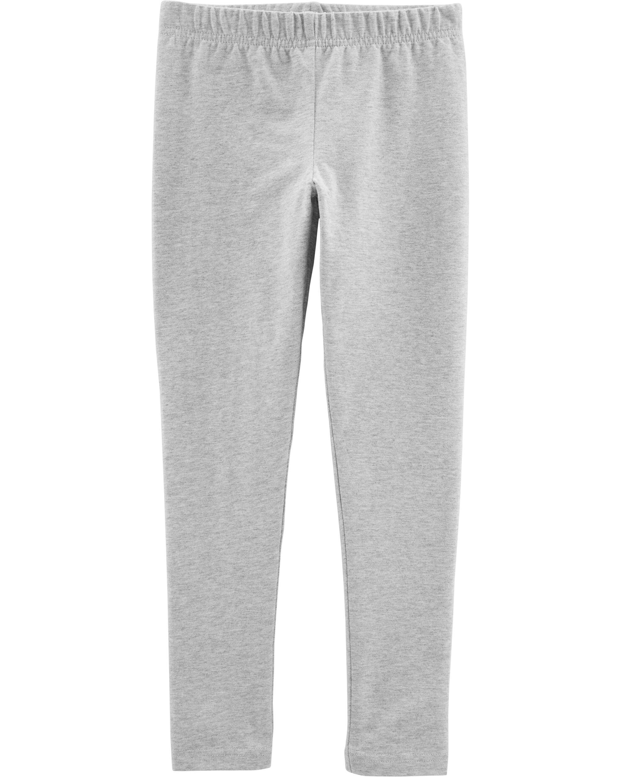 Girls Cotton Stretch Leggings