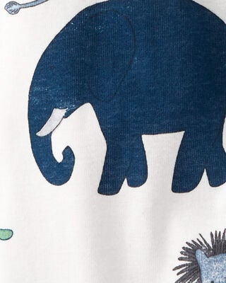Product image 2 of Baby Organic Cotton Sleep & Play Pajamas in Wildlife Print