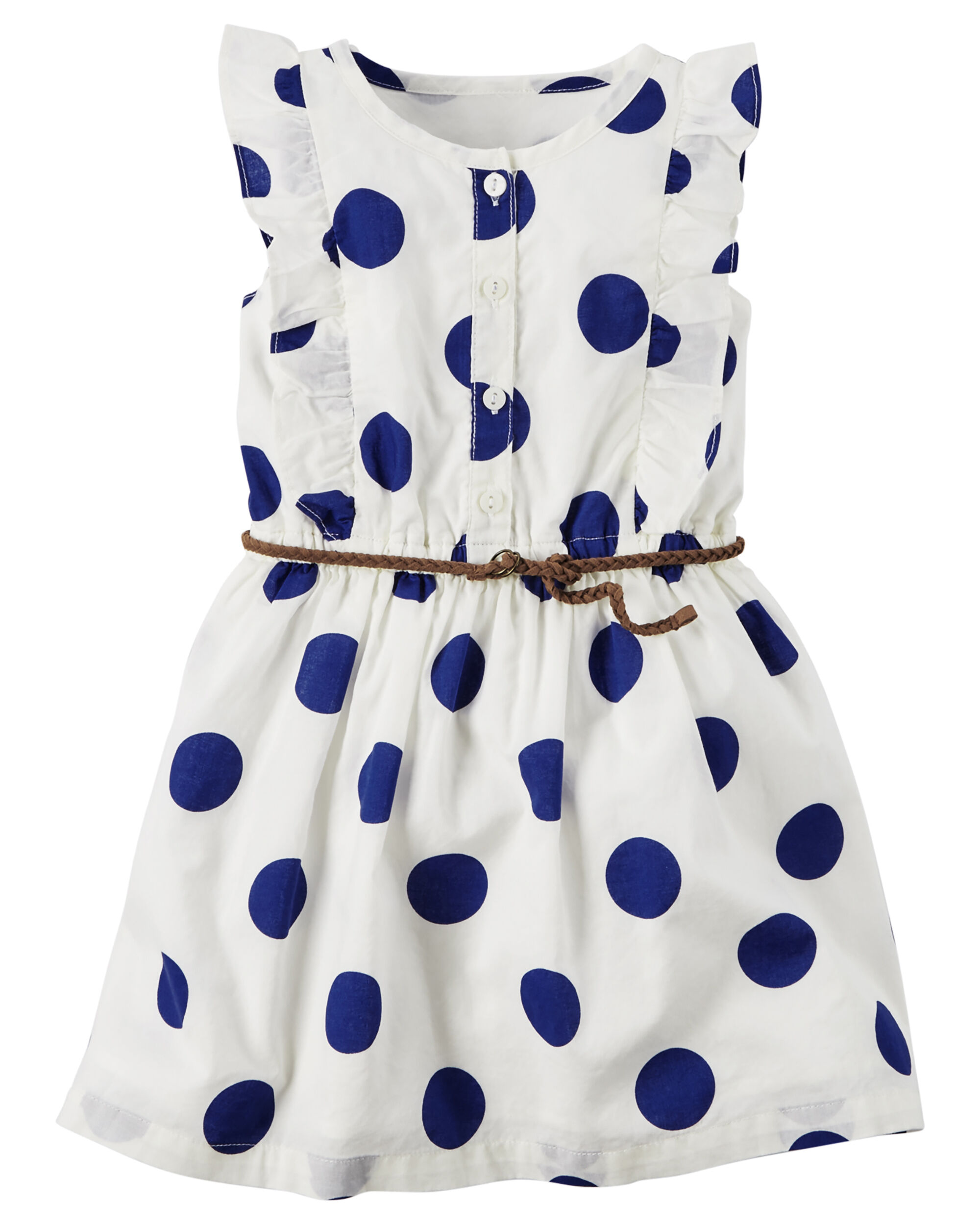 polka dot ruffle