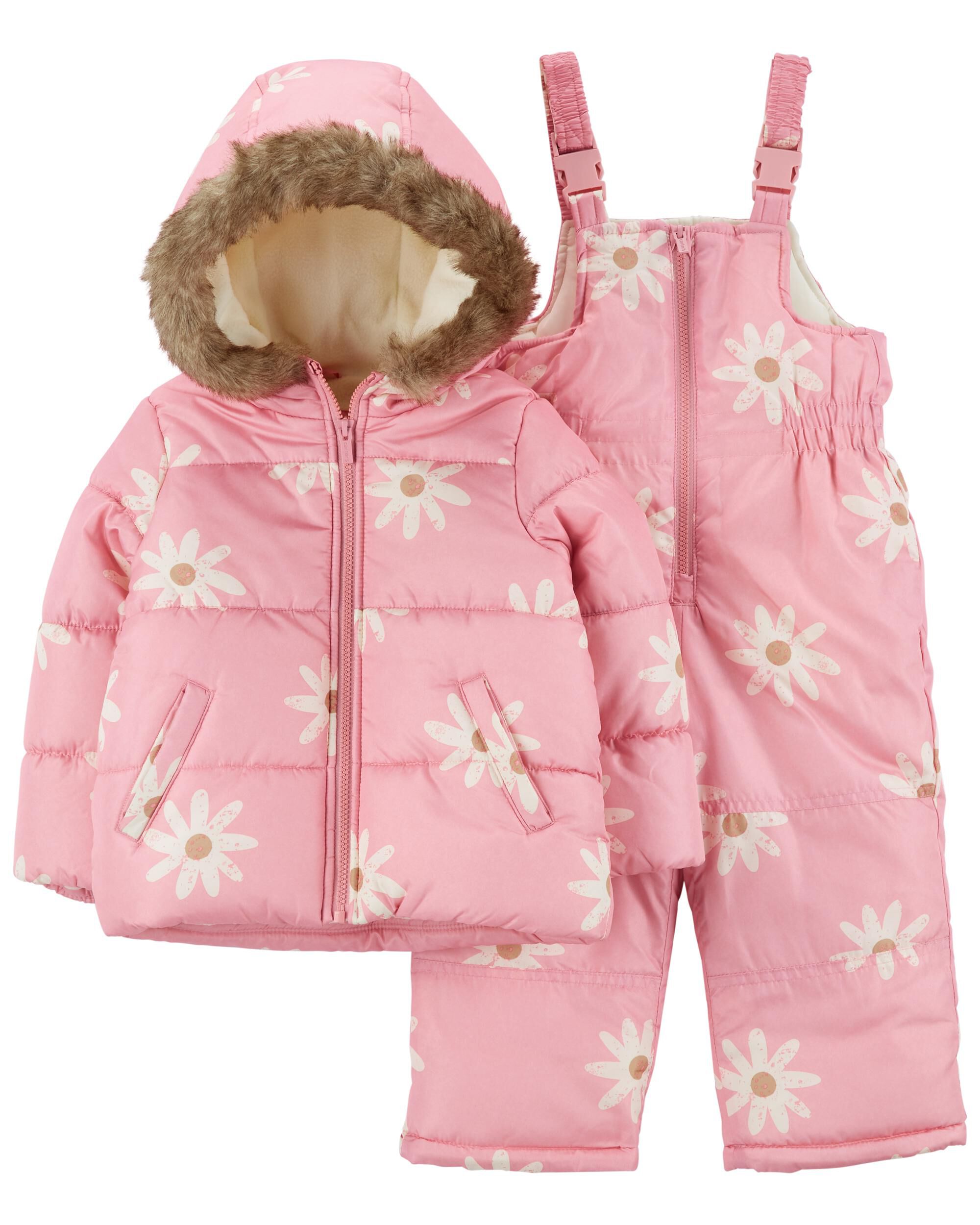 Toddler 2 Piece Daisy Snowsuit Carter s Carter s