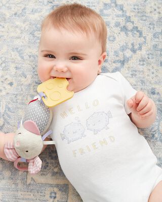 Product image 2 of Bandana Buddies Chime & Teethe Toy - Mouse