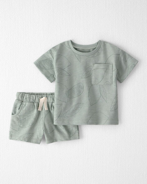 Baby 2-Piece Top & Short Set Made with Organic Cotton