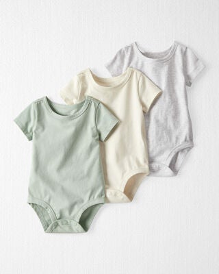 Product image 1 of Baby 3-Pack Organic Cotton Bodysuits