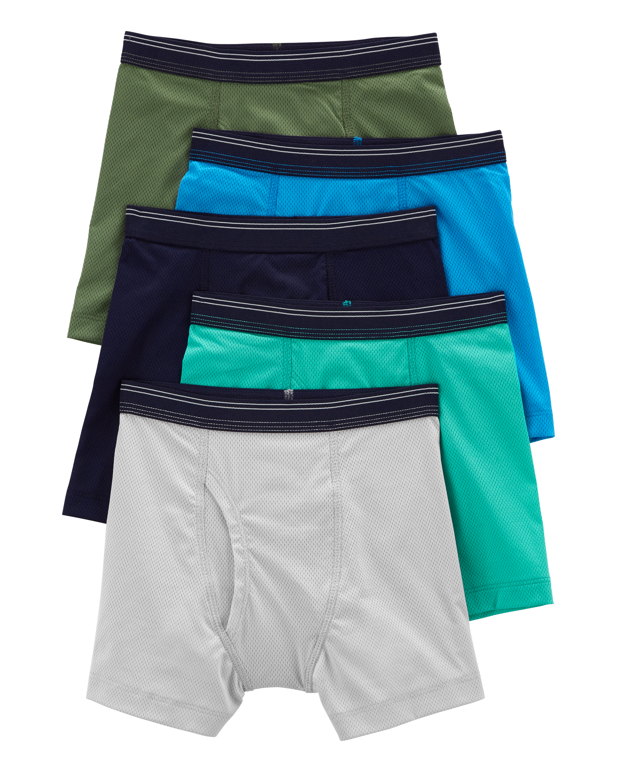 5-Pack Active Mesh Boxer Briefs Underwear