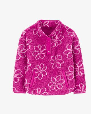 Product image 1 of Kid Floral Sherpa Pullover