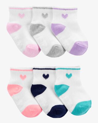 Product image 1 of Toddler 6-Pack Ankle Socks