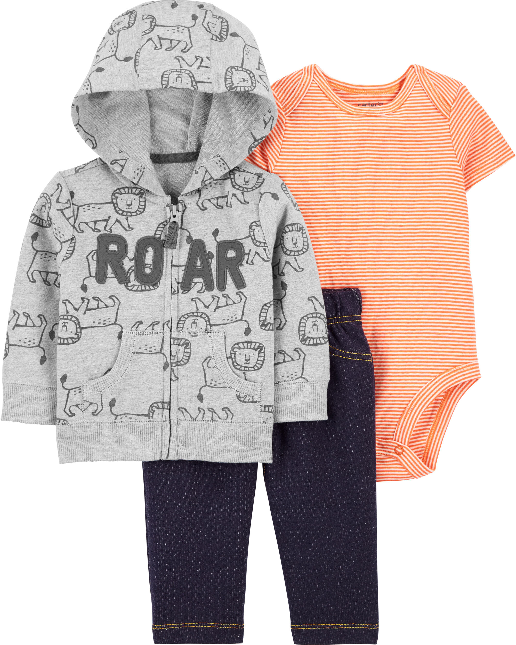 *DOORBUSTER* 3-Piece Roar Little Jacket Set
