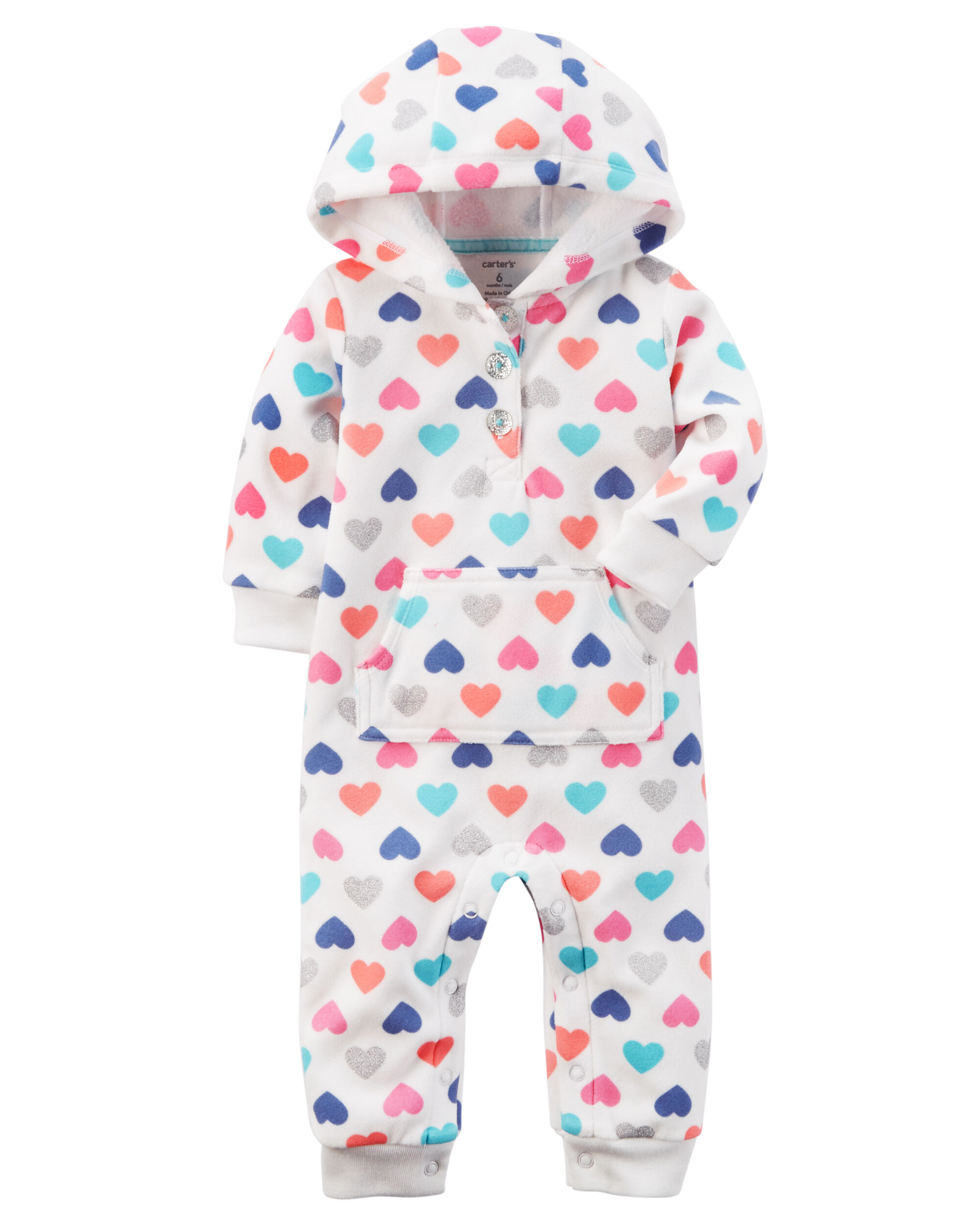 carters fleece bodysuit