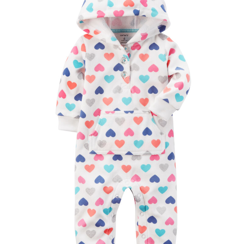 Hooded Fleece Jumpsuit