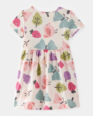 Product image 2 of Toddler Girl Fruit Print Short-Sleeve Knit Dress