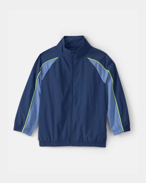 boys colourblock active windbreaker - blue