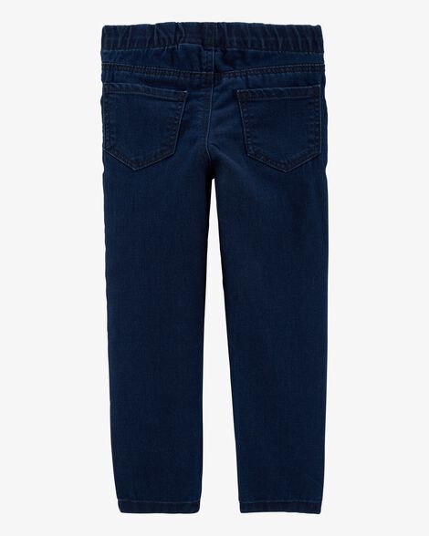  Product image 2 of Toddler Dark Wash Elastic-Waist Jeggings