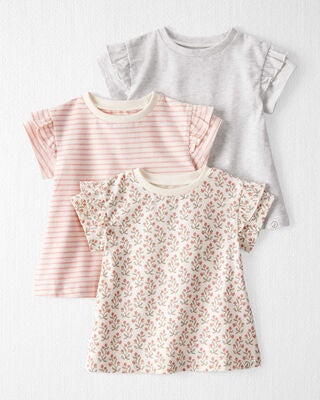 Product image 1 of Baby 3-Pack Organic Cotton Tops