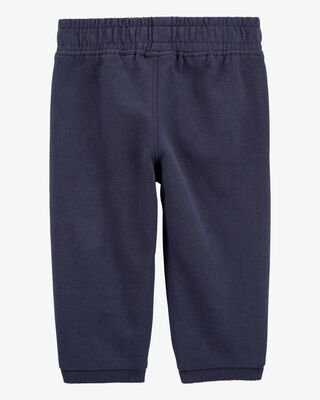 Product image 2 of Baby Pull-On French Terry Joggers - Navy