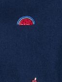 Navy - Baby Watermelon Print Cotton Bubble, Selected