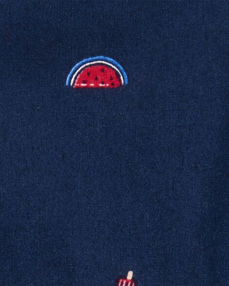  Product image 2 of Baby Watermelon Print Cotton Bubble