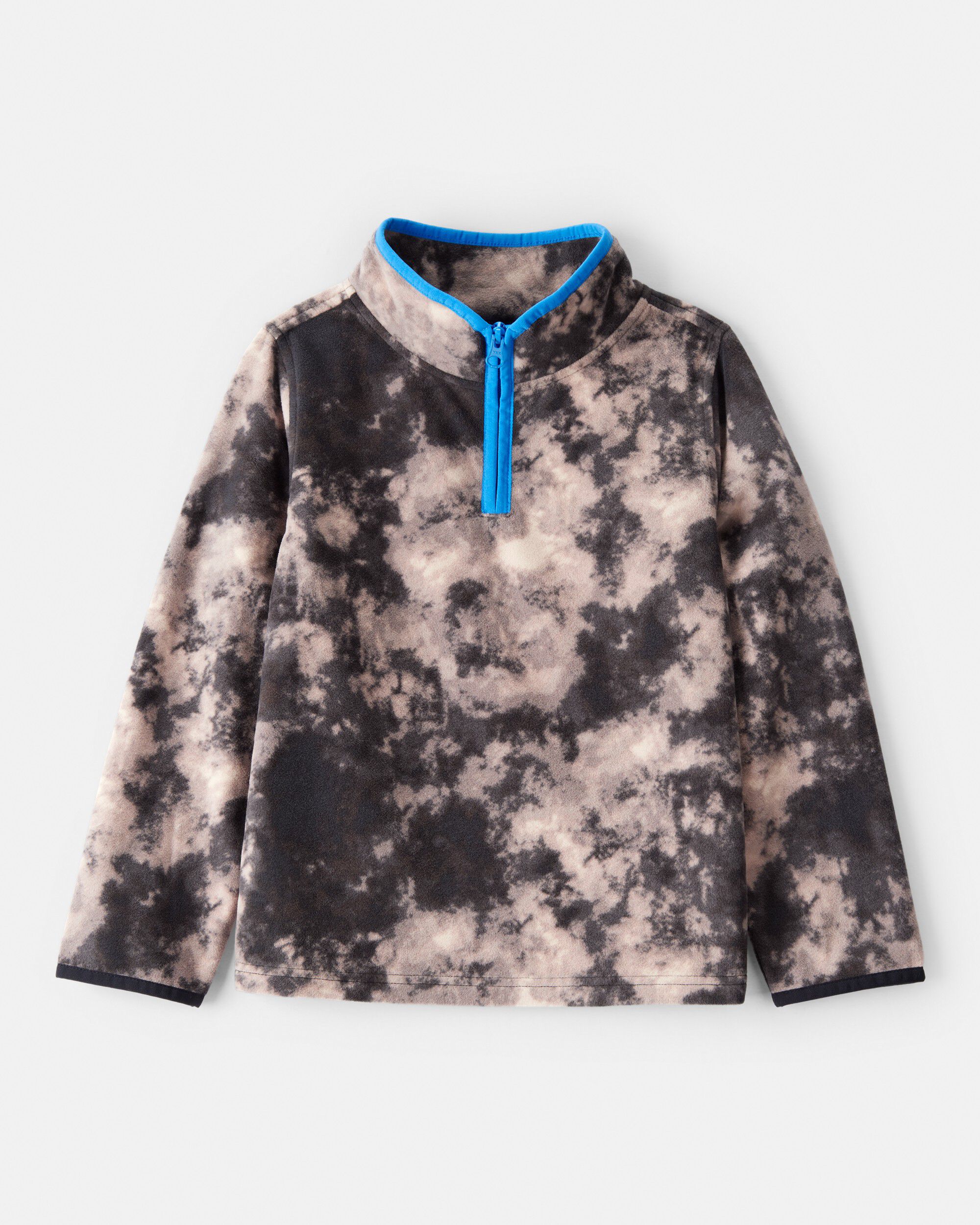 OshKosh Bgosh Boys Tie Dye Microfleece Quarter-Zip Pullover 10 Multi 6$