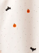 Baby Halloween 2-Way Zip Cotton Sleep & Play Pajamas - Ivory