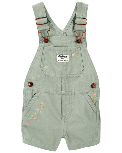 Baby Embroidered Floral Shortalls - OshKosh | Carter
