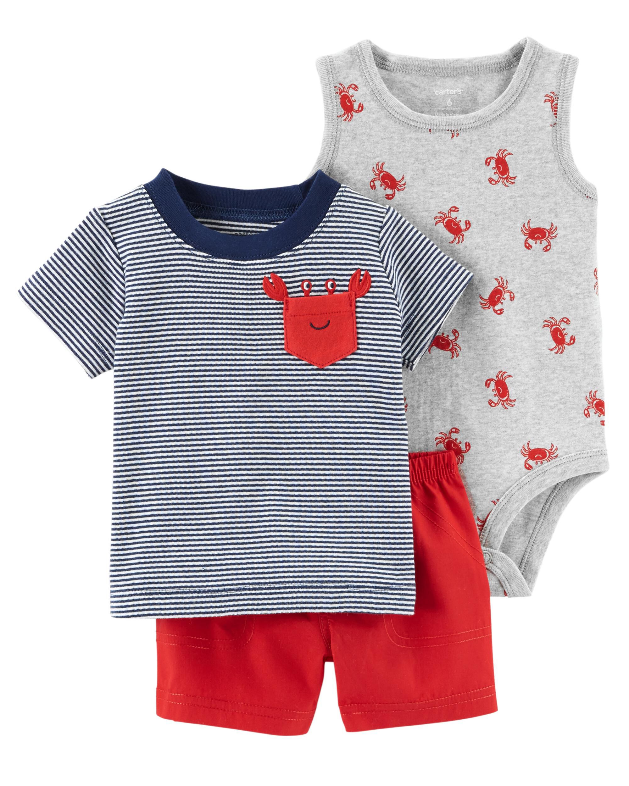 carter's crab outfit