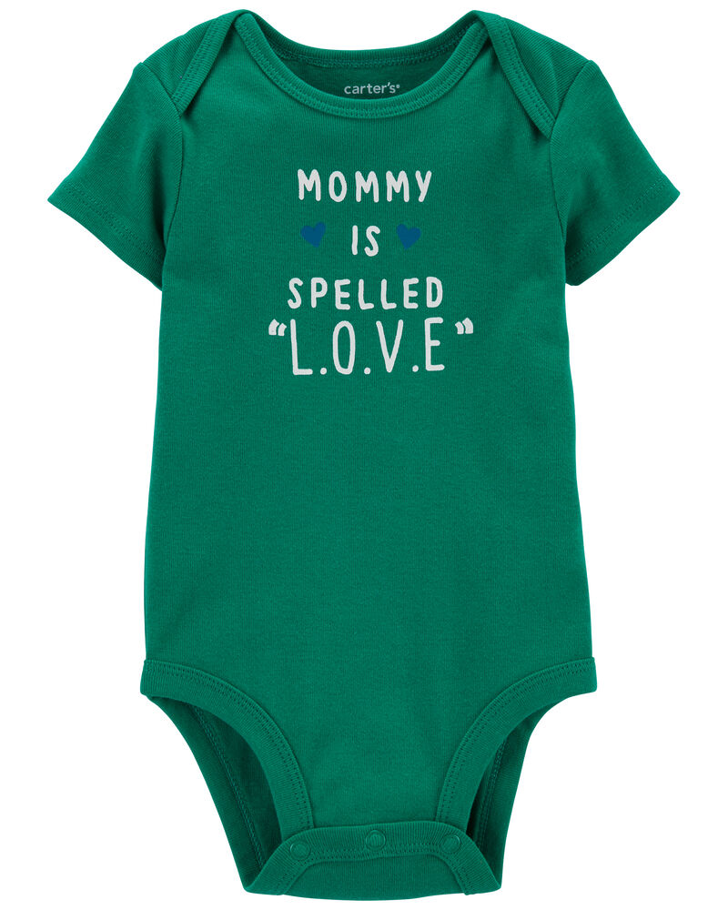 Baby Green Mommy Love Original Bodysuit | carters.com