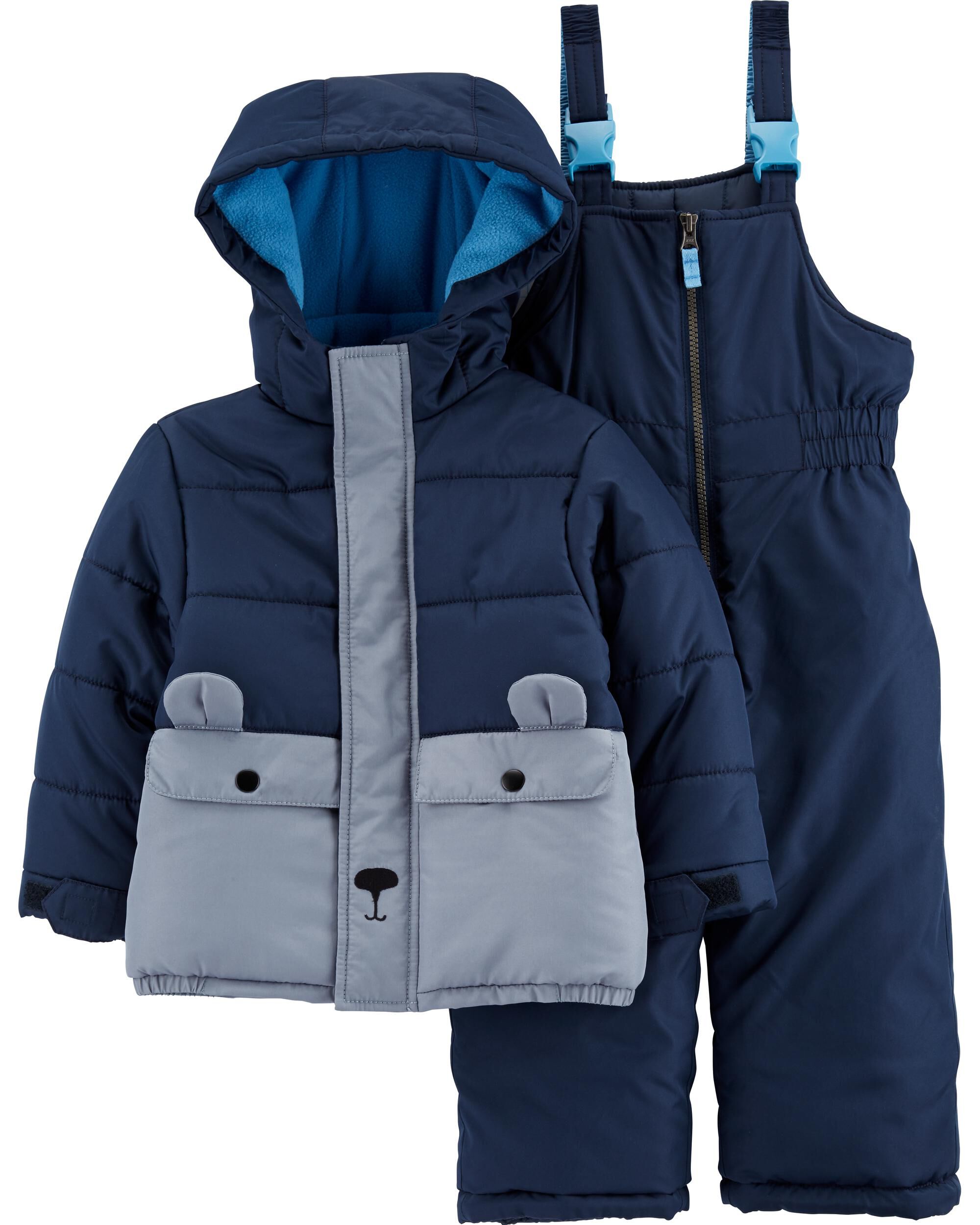 baby boy infant snowsuit