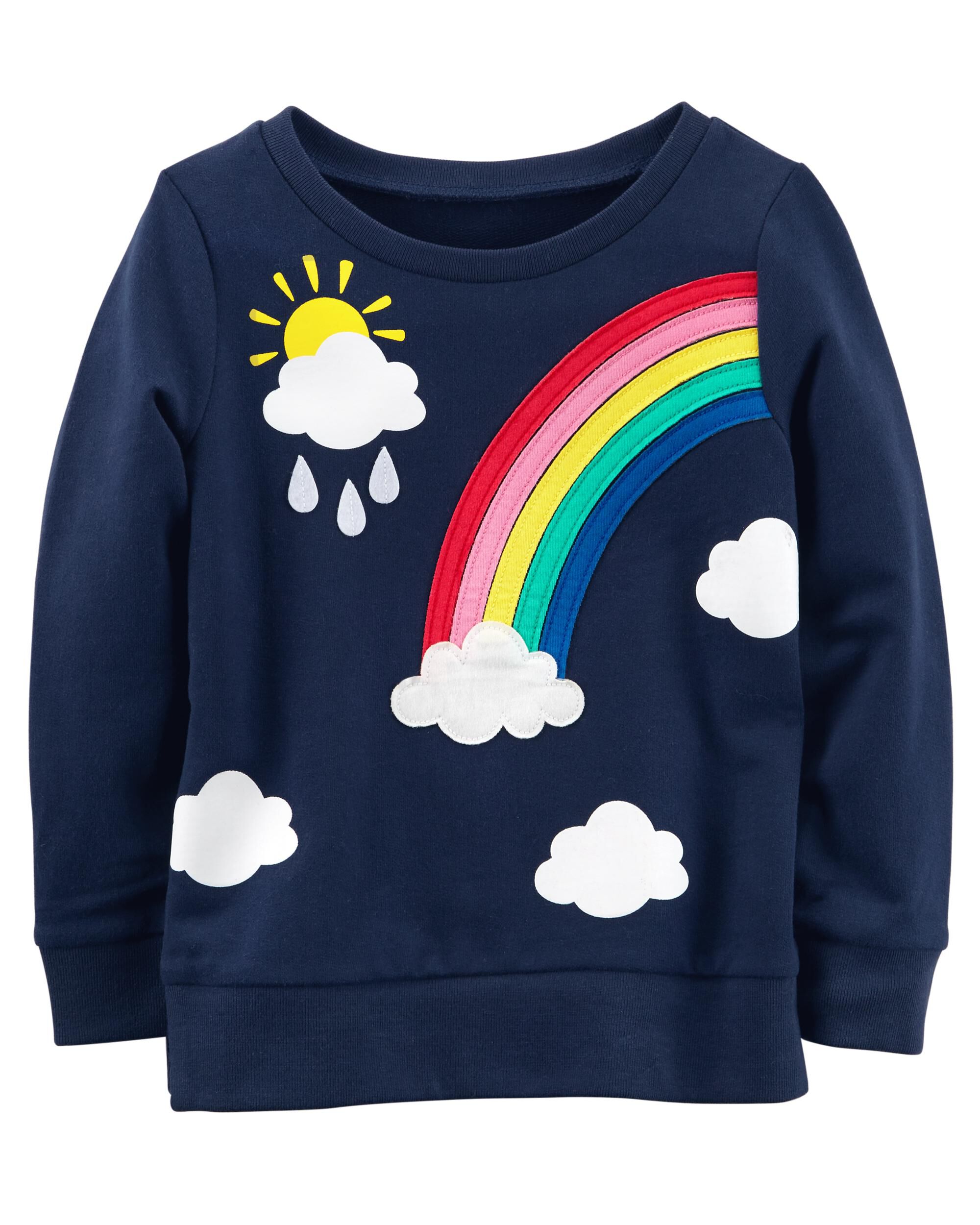 toddler rainbow sweatshirt