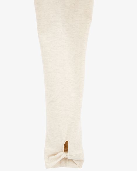  Product image 3 of Kid High-Rise Twisted-Hem Pants - Cream